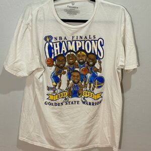 Fanatics White NBA Finals Champions Tee